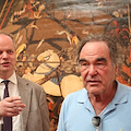 IL PREMIO OSCAR OLIVER STONE IN VISITA ALLA GALLERIA DEGLI UFFIZI