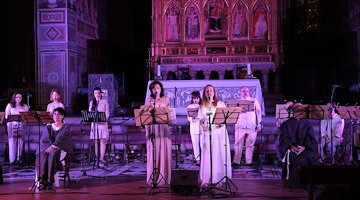 Letizia Dei e Michela Lombardi in "Francesco lo primo frate minore"