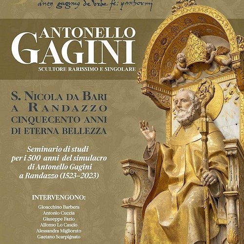 Randazzo, Statua di San Nicola realizzata da Antonello Gagini: si celebrano i 500 anni della straordinaria scultura in marmo